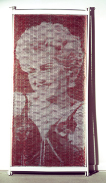 Acrylic on 2 alpine beds, 85 x 180 cm, 1999.